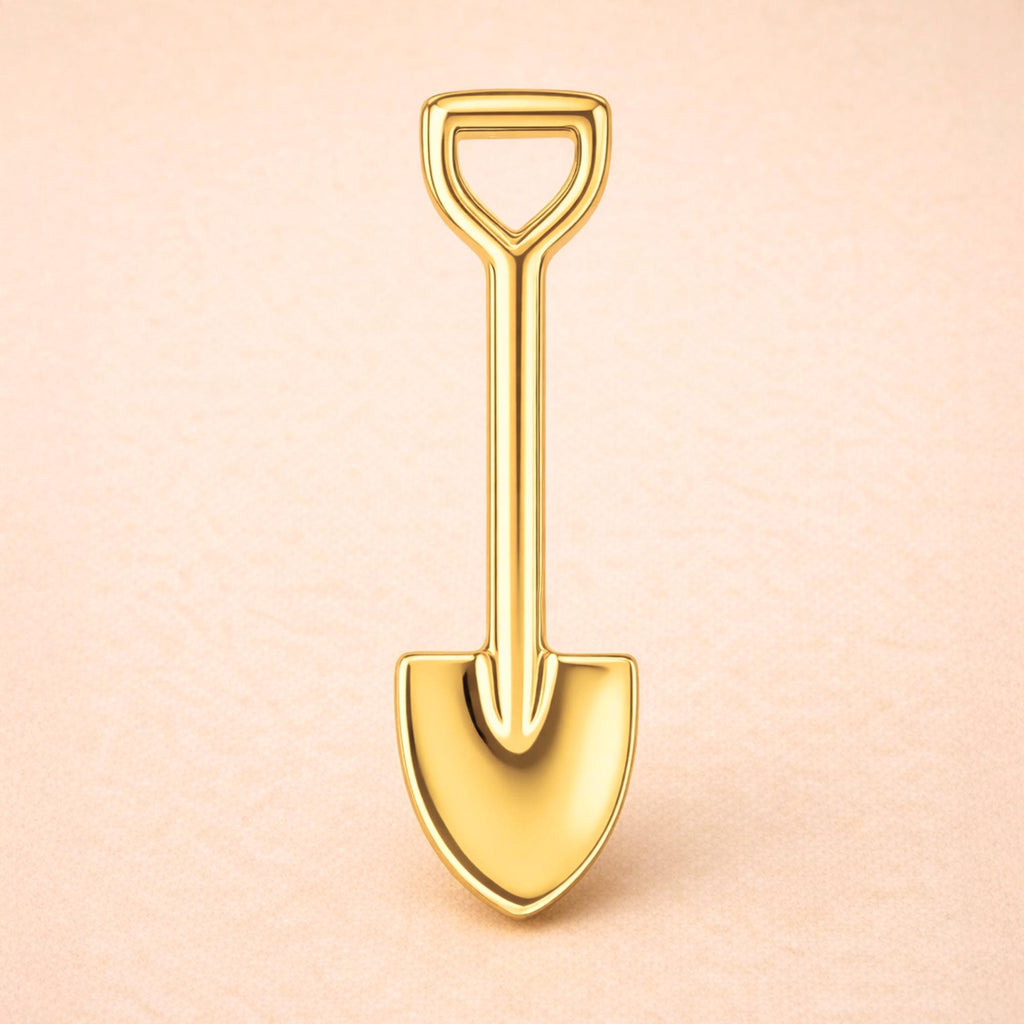24ct Pure Gold - Garden Shovel Charm