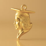 24ct Pure Gold - College Graduate Charm