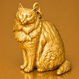 24ct Pure Gold - Nebelung Cat Charm