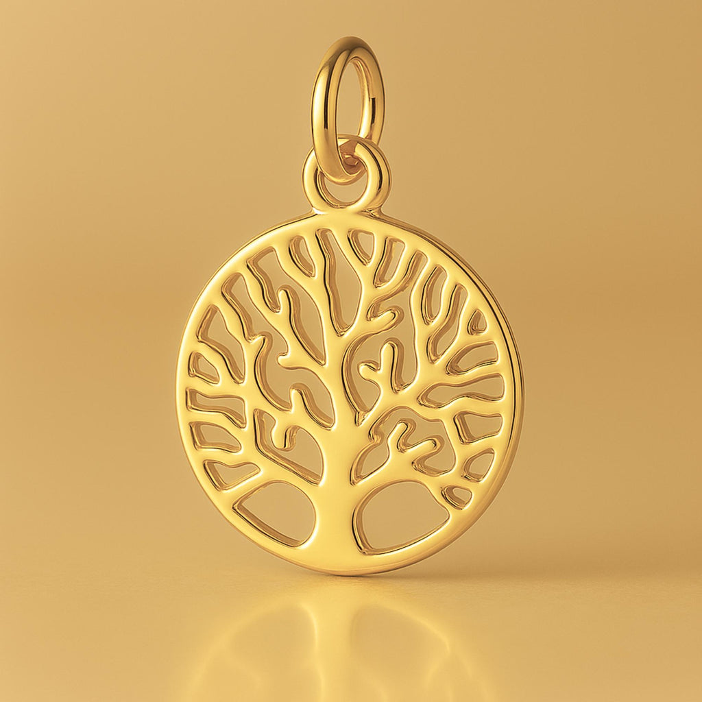 24ct Pure Gold - Openwork Tree of Life Charm