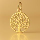 24ct Pure Gold - Openwork Tree of Life Charm