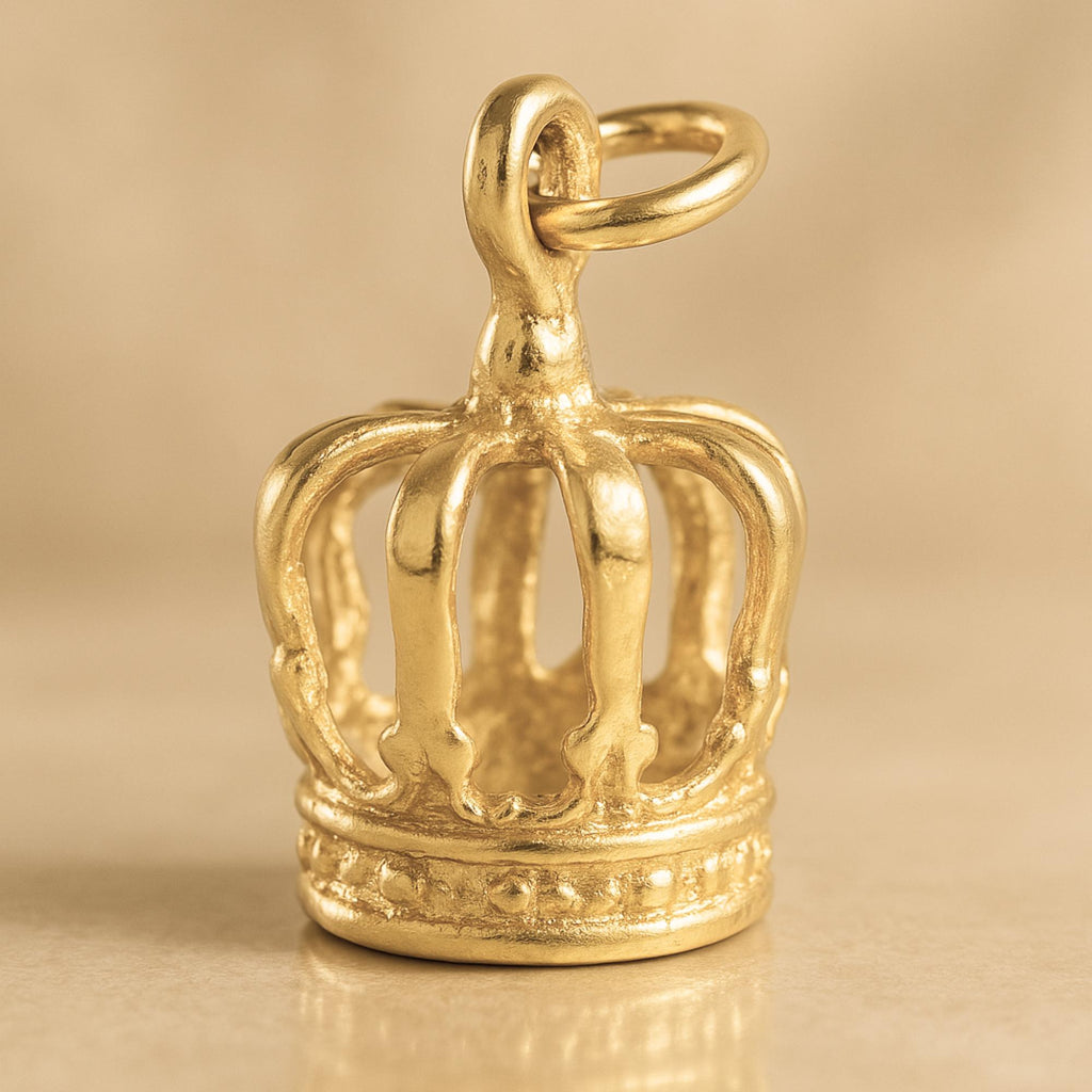 24ct Pure Gold - Royal Crown Charm