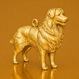 24ct Pure Gold - Australian Shepherd Dog Charm