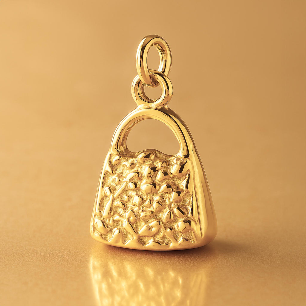 24ct Pure Gold - Ornate Purse Charm