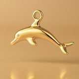 24ct Pure Gold - Gliding Dolphin Charm