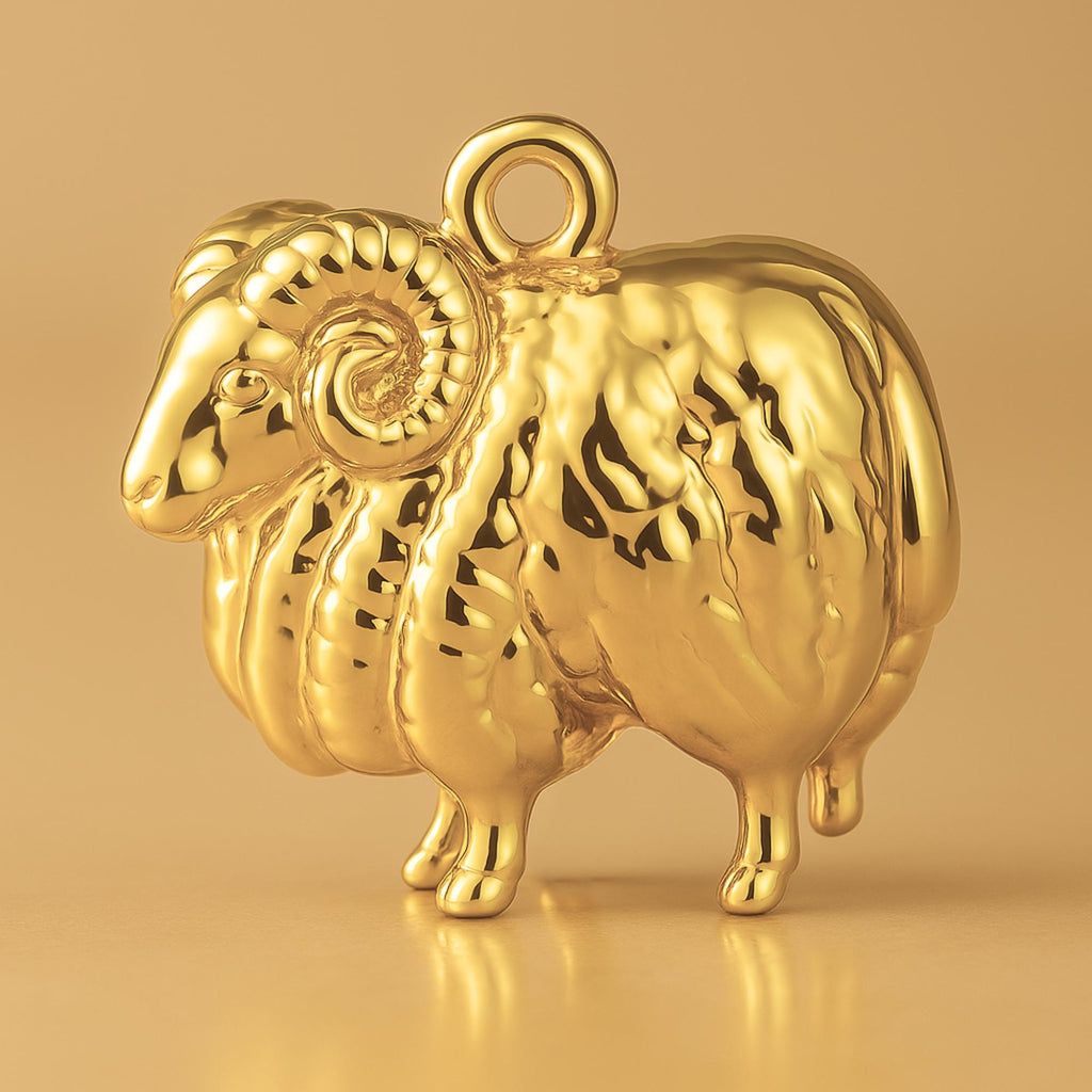 24ct Pure Gold - Skudde Ram Charm