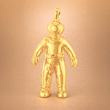 24ct Pure Gold - Vintage Diver Charm