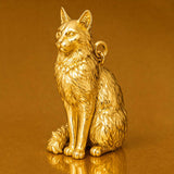 24ct Pure Gold - Turkish Angora Cat Charm
