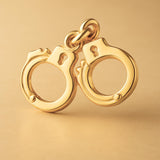 24ct Pure Gold - Classic Handcuffs Charm