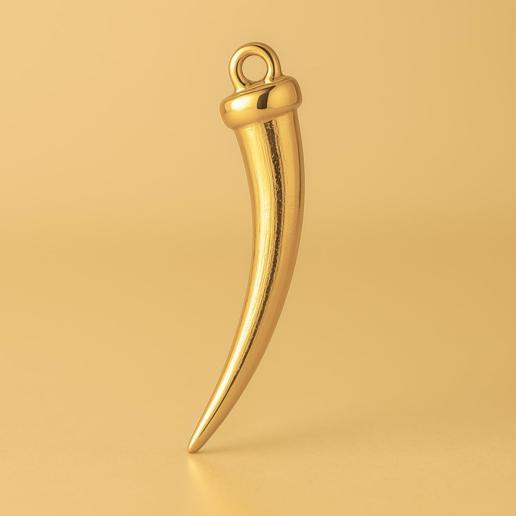24ct Pure Gold - Walrus Tusk Charm