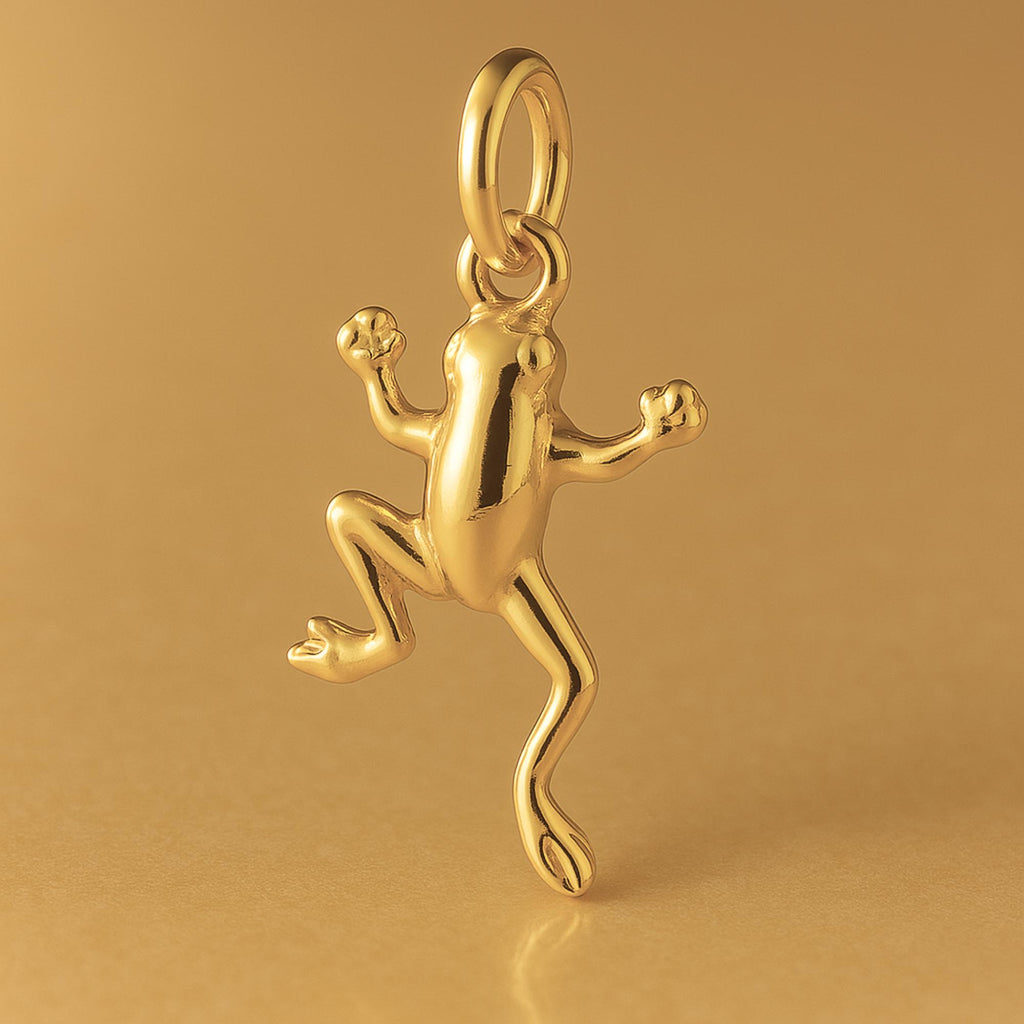 24ct Pure Gold - Pond Frog Charm