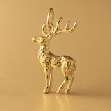 24ct Pure Gold - Forest Stag Charm