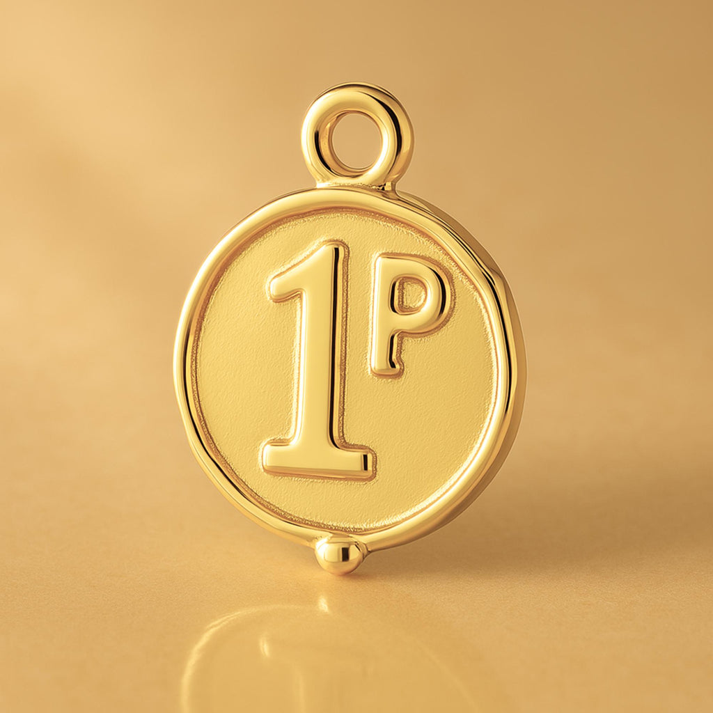 24ct Pure Gold - 1st Place Medal Charm