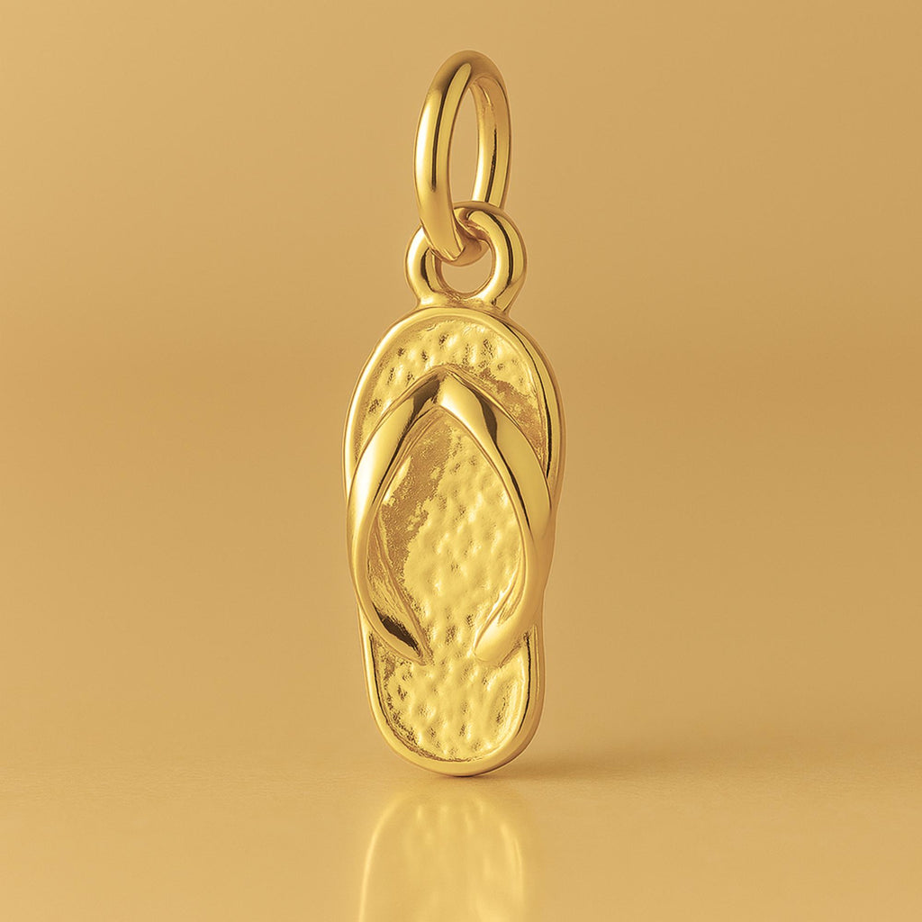 24ct Pure Gold - Flip Flip Thong Charm