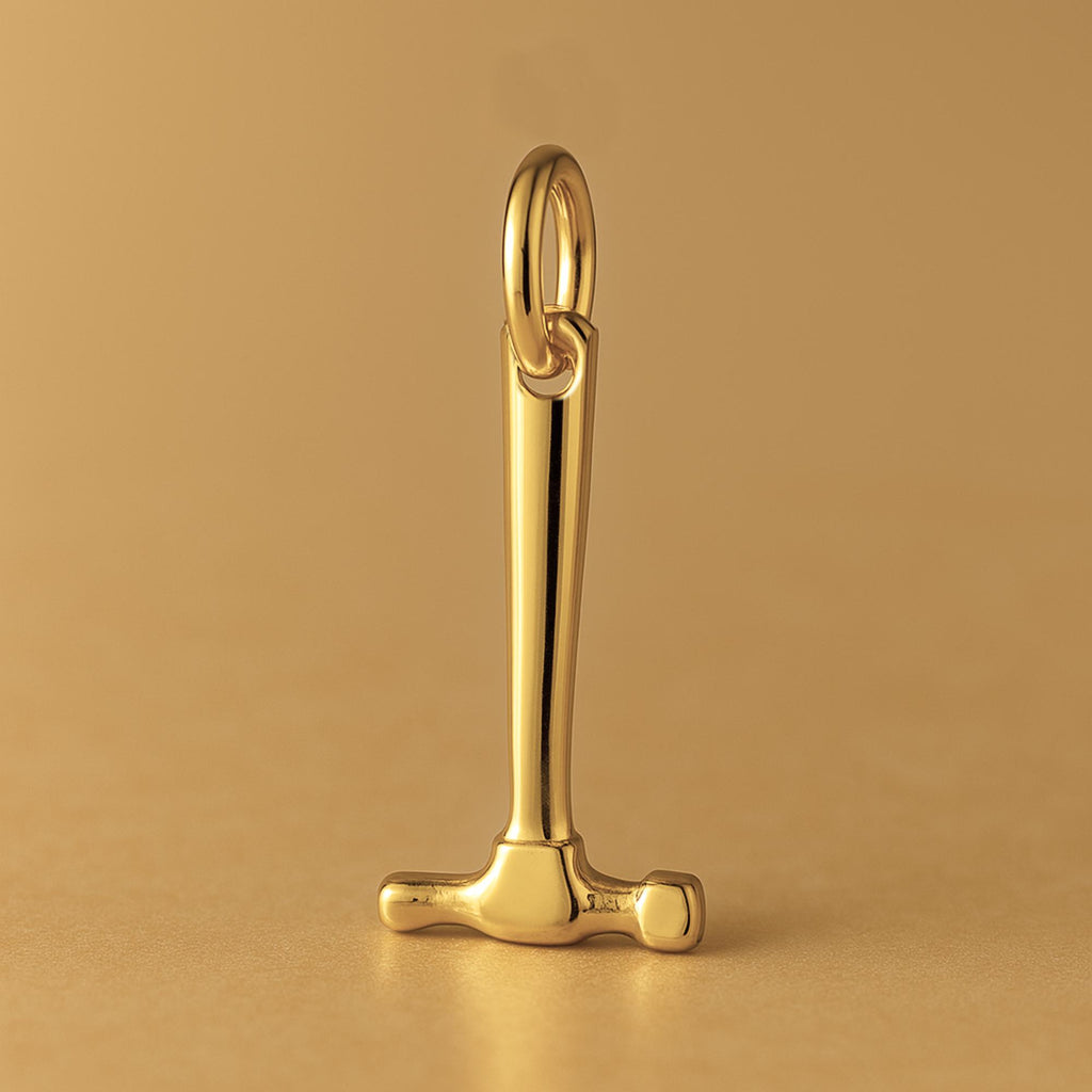 24ct Pure Gold - Tradesman's Hammer Charm
