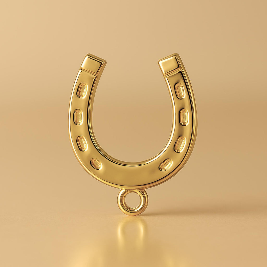 24ct Pure Gold - Lucky Horseshoe Charm