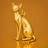 24ct Pure Gold - Oriental Shorthair Cat Charm