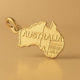 24ct Pure Gold - Australia Sydney Melbourne Charm