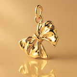 24ct Pure Gold - Ribbon Bow Charm