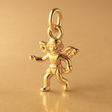24ct Pure Gold - Playful Cherub Charm