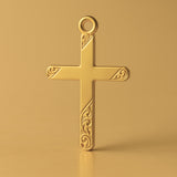 24ct Pure Gold - Heirloom-Style Crucifix Charm