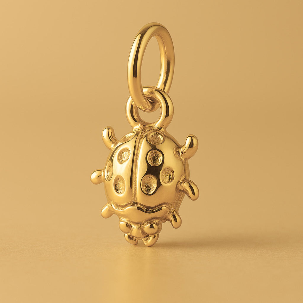 24ct Pure Gold - Spotted Ladybug Charm