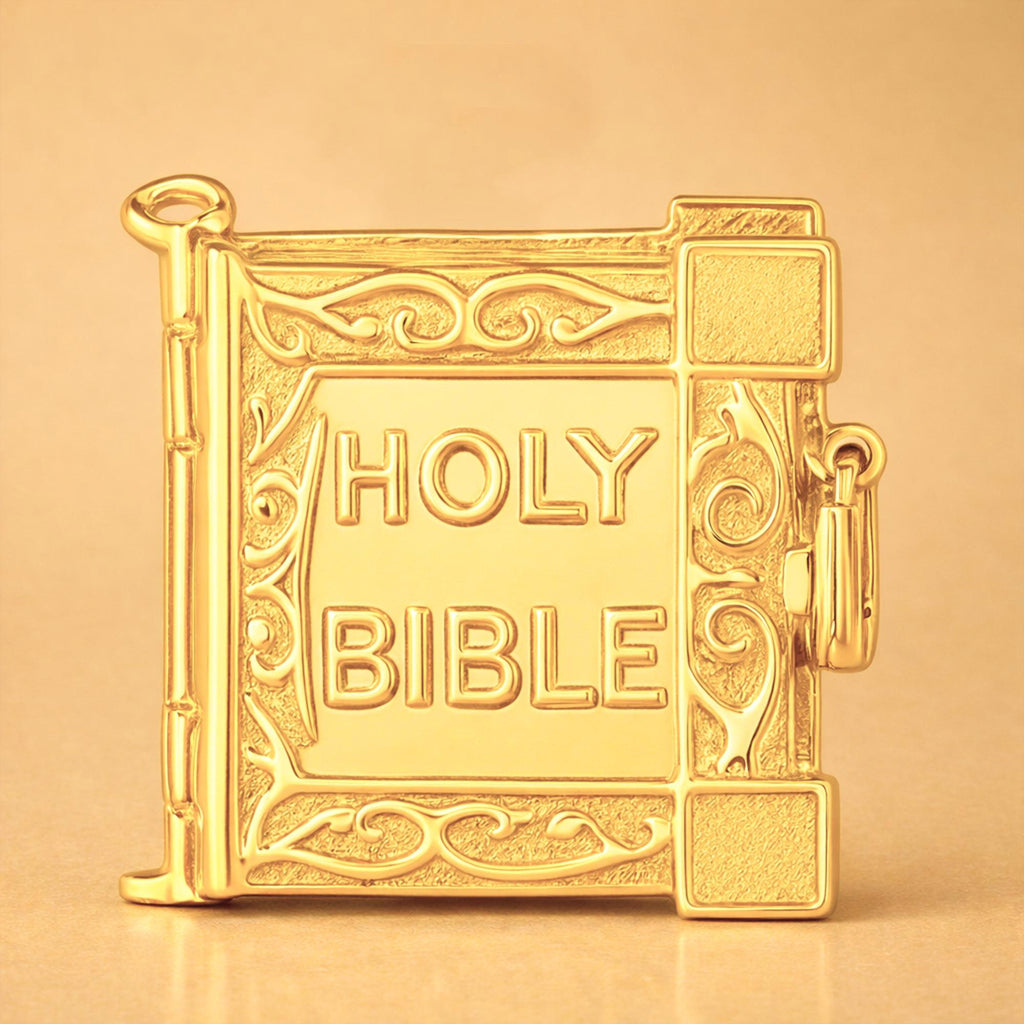 24ct Pure Gold - Holy Bible Charm