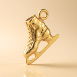 24ct Pure Gold - Classic Ice Skating Boots Charm