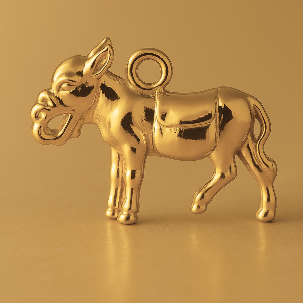 24ct Pure Gold - Farm Mule Charm