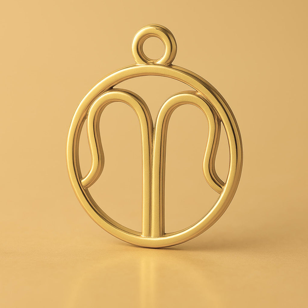 24ct Pure Gold - Scorpio Zodiac Round Charm
