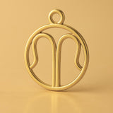 24ct Pure Gold - Scorpio Zodiac Round Charm