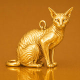 24ct Pure Gold - Cornish Rex Cat Charm