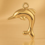 24ct Pure Gold - Leaping Dolphin Charm