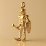 24ct Pure Gold - Medieval Knight Charm