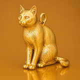 24ct Pure Gold - Russian Blue Cat Charm