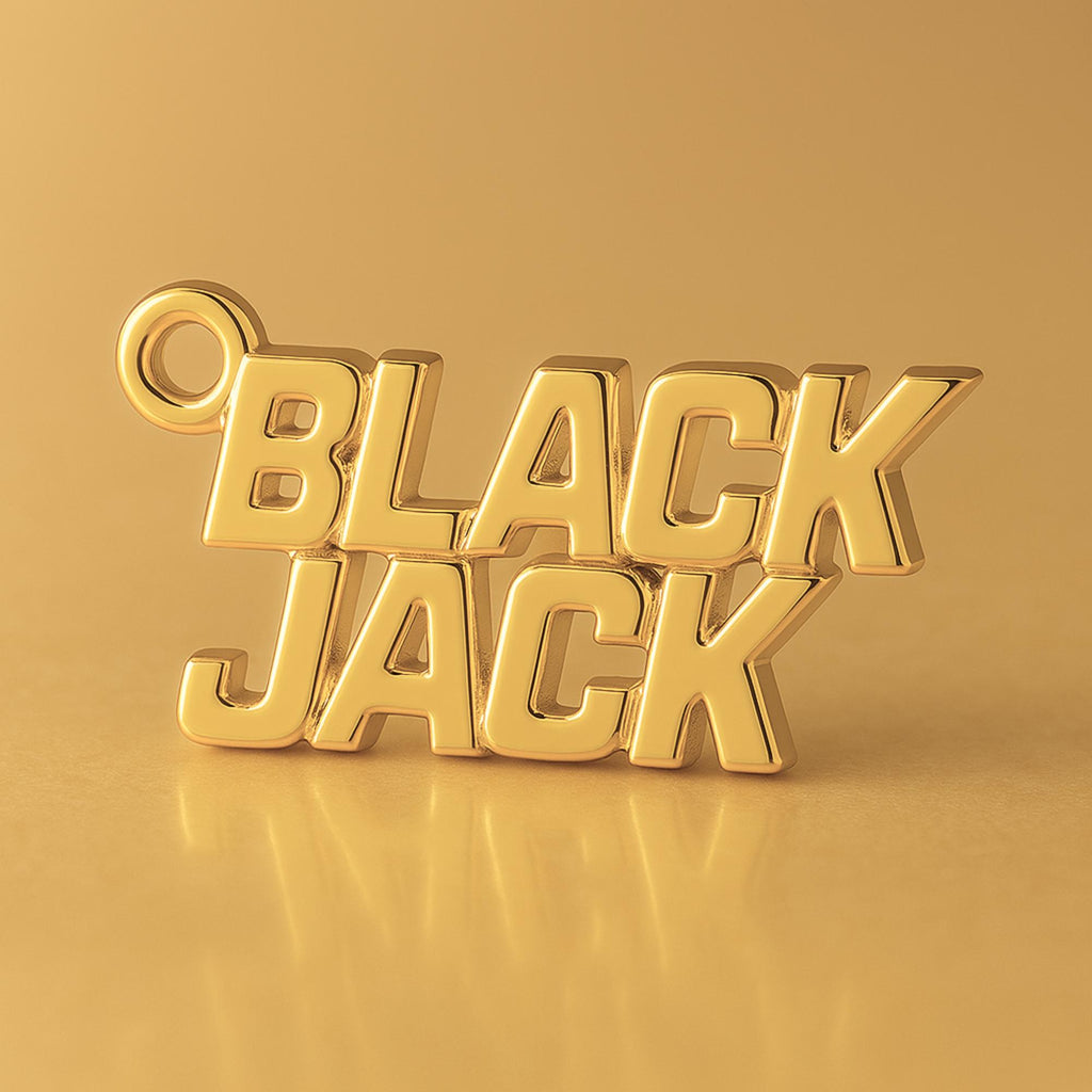 24ct Pure Gold - BLACK JACK Charm