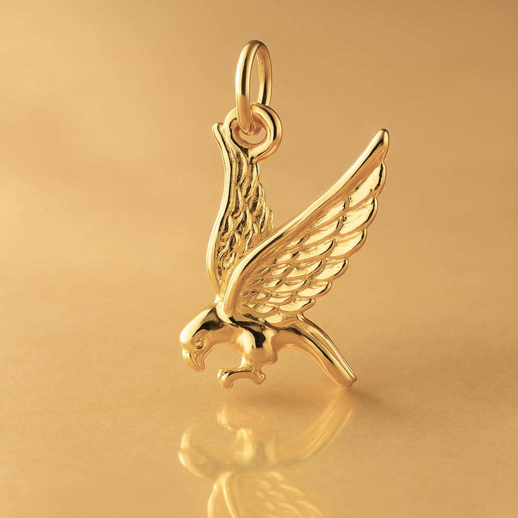 24ct Pure Gold - Soaring Eagle Charm