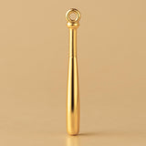 24ct Pure Gold - Baseball Bat Charm