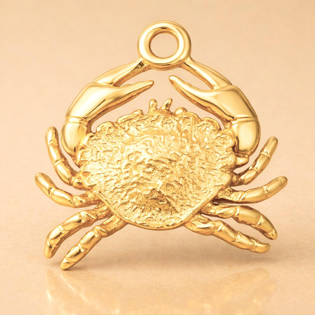 24ct Pure Gold - Sea Crab Charm