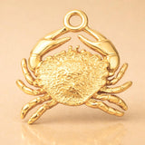 24ct Pure Gold - Sea Crab Charm