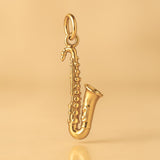 24ct Pure Gold - Tenor Saxophone Charm