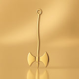 24ct Pure Gold - Viking Battle Axe Charm