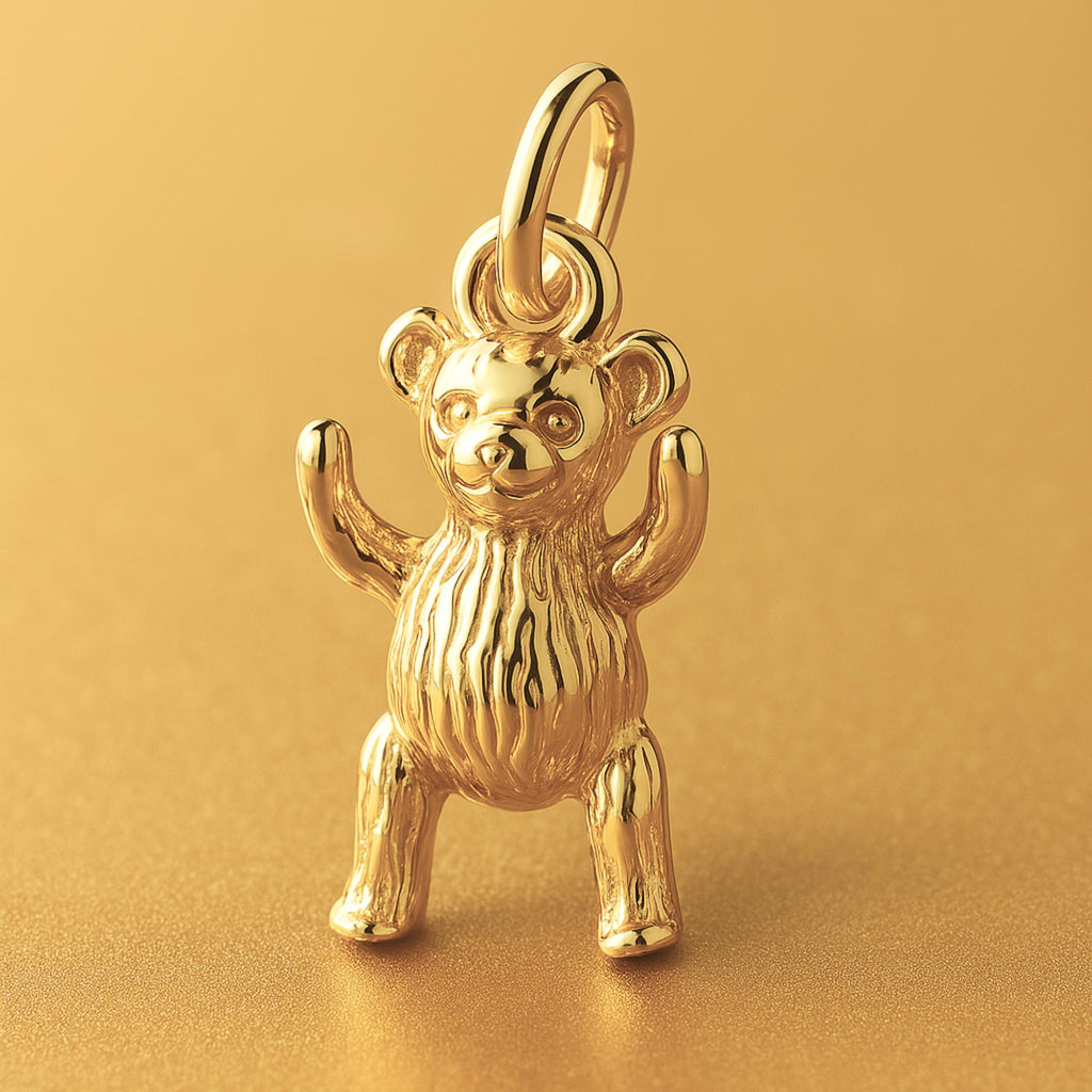 24ct Pure Gold - Teddy Bear Charm