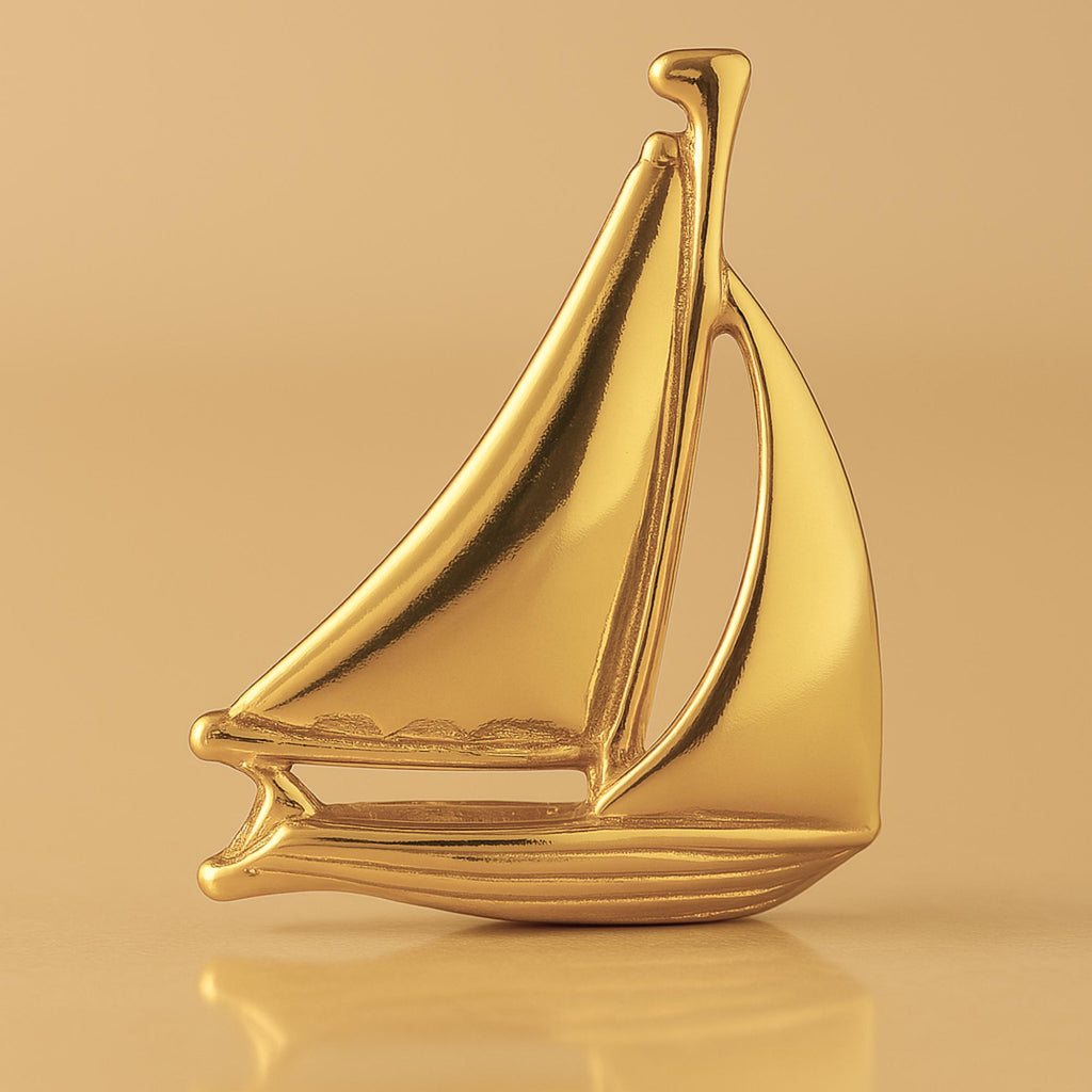 24ct Pure Gold - Sailing Yacht Charm