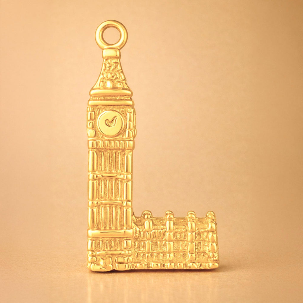 24ct Pure Gold - Big Ben Tower Charm