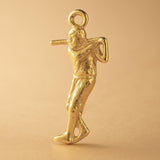 24ct Pure Gold - Baseball Batter Charm