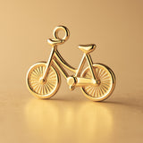 24ct Pure Gold - Mini Bicycle Charm