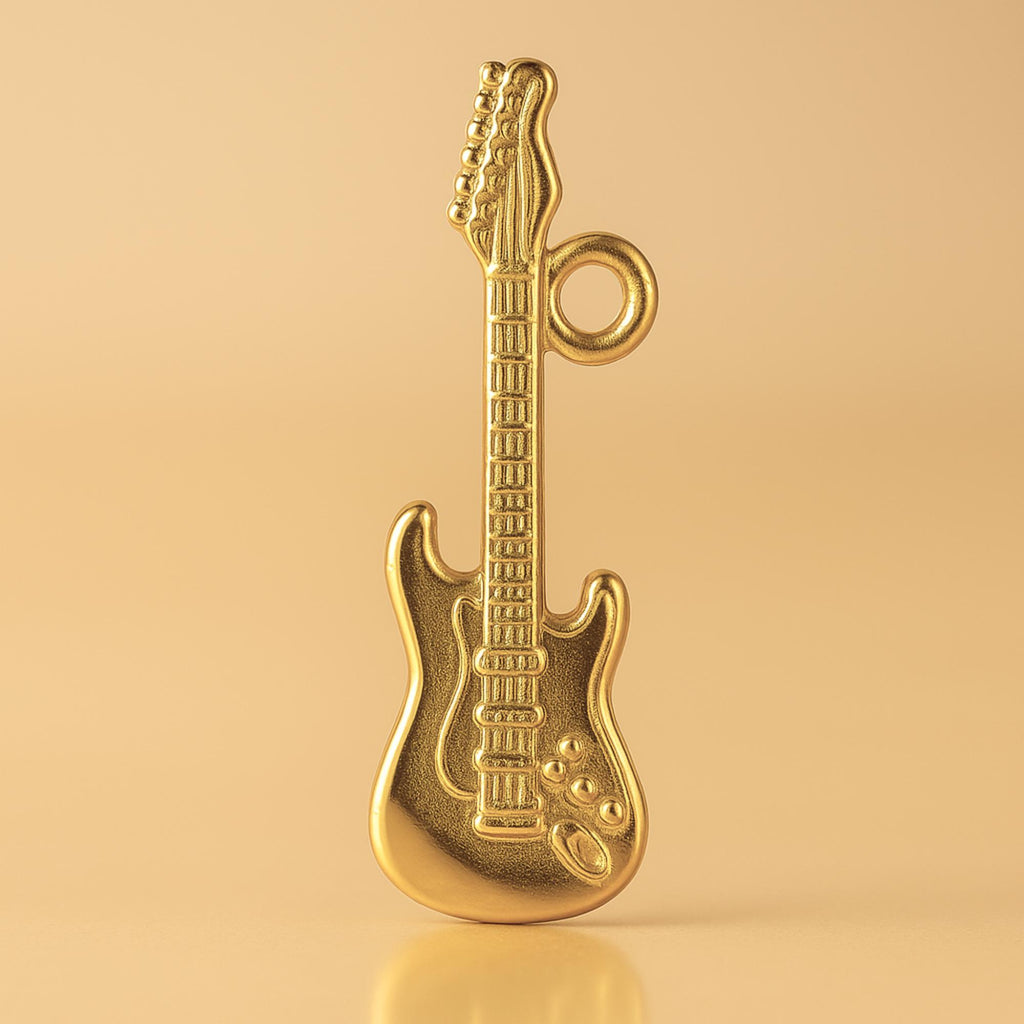 24ct Pure Gold - Tele Electric Guitar Charm