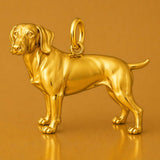 24ct Pure Gold - German Shorthaired Pointer Dog Charm