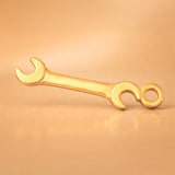 24ct Pure Gold - Open End Wrench Charm